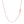 14k Rose Gold Round Cable Link Chain (1.25 mm)