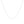14K White Gold Saturn Bead Chain Necklace