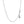 14k White Gold Adjustable Paperclip Chain (1.50 mm)