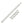Rhodium Plated Sterling Silver Curb Style Bracelet (11.60 mm)