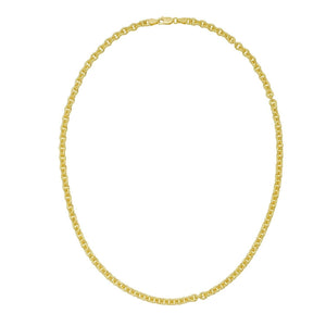 Sterling Silver Gold Plated Rolo Chain (4.70 mm)