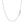 14K White Gold Fine Paperclip Chain (1.50 mm)