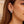 Sterling Silver Triple Barrelled Strand Hoop Earrings