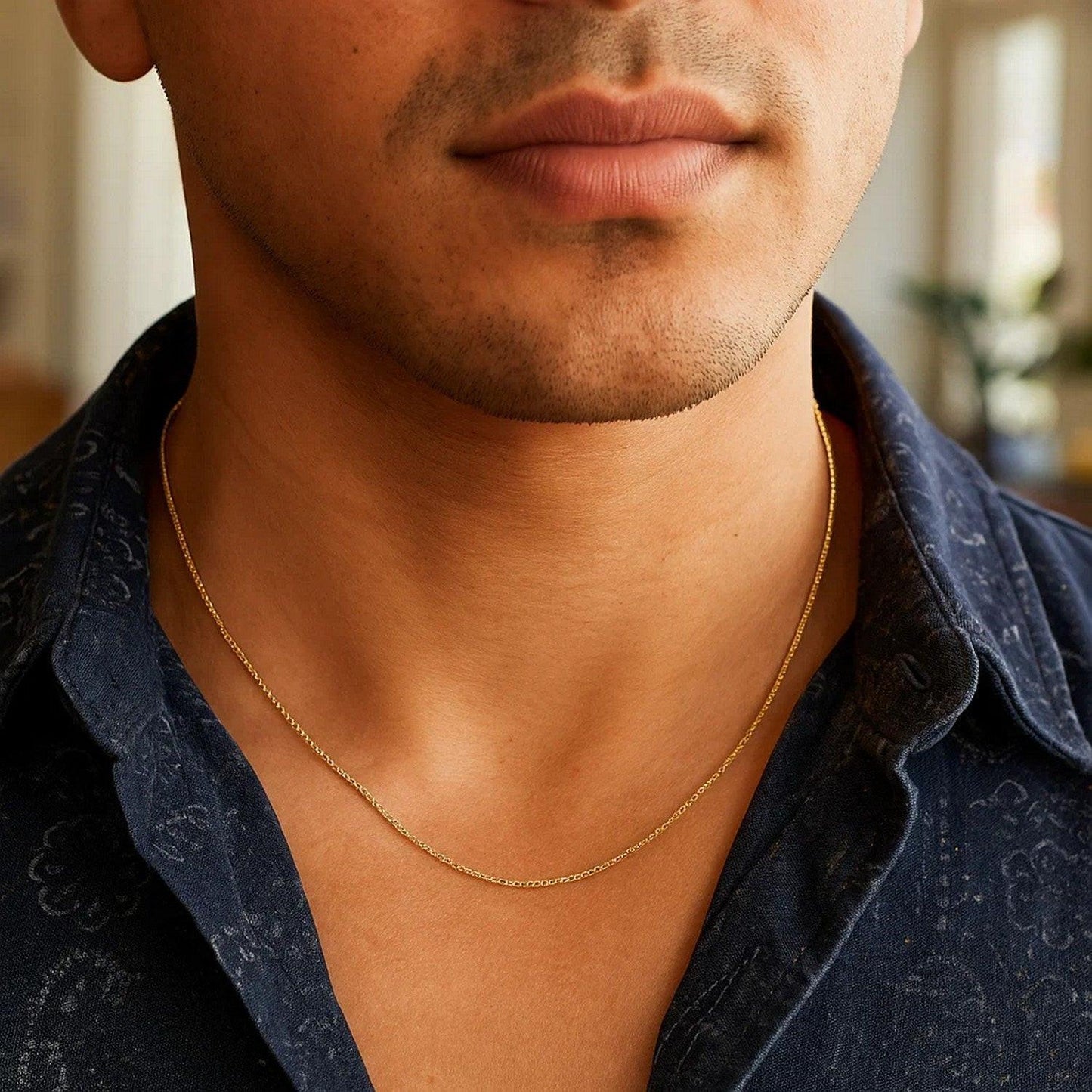 14k Yellow Gold Machine Rope Chain (1.00 mm)