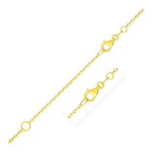 Extendable Cable Chain in 14k Yellow Gold (1.50 mm)