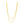 14k Yellow Gold Three Strand Herringbone Chain Necklace
