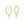 Pearl Drop Oval Earrings in 14K Yellow Gold