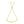 14k Yellow Gold Smooth Curved Bar and Lariat Style Bracelet (1.00 mm)