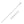 2.6mm 14k White Gold Curb Link Anklet