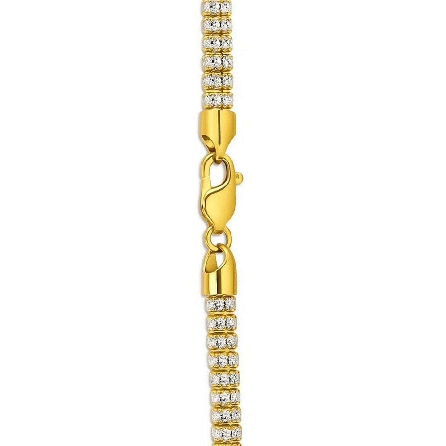 Ice Barrel Chain in 14k Yellow Gold (4.25 mm)