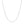 Double Extendable Box Chain in 14k White Gold (0.51 mm)