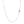 Double Extendable Box Chain in 14k White Gold (0.51 mm)
