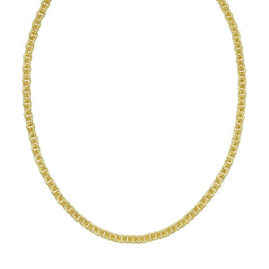 Sterling Silver Gold Plated Rolo Chain (5.70 mm)