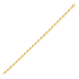 14K Yellow Gold Pebble Bead Chain (4.00 mm)