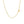 14k Yellow Gold Chain Necklace with Polished Knot