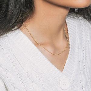 14k Yellow Gold Bead Chain 1.5mm (1.50 mm)