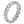 Round Cut Lab Grown Diamond Eternity Ring in 14k White Gold (3 cttw FG/VS2)