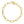 14k Yellow Gold Diamante Paperclip Chain Bracelet (7.00 mm)