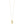 14K Yellow Gold Helium Initial S Pendant
