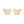 14K Yellow Gold Mother of Pearl Butterfly Stud Earrings