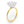 5 Carat Round Lab Grown IGI G/VS1 Diamond Solitaire Ring in 14K Yellow Gold
