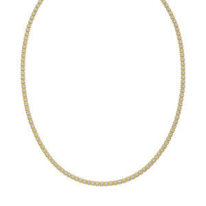 Sterling Silver with Gold Plated Ice Barrel Chain (3.80 mm)