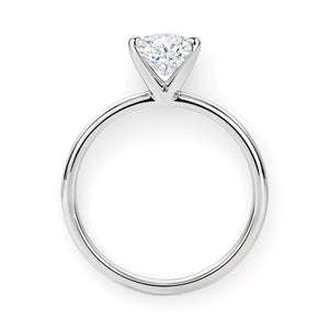 1.50Ct Princess Lab Grown IGI G/VS1 Diamond Ring in 10K White Gold
