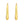 14K Yellow Gold Graduated Oval Hoop Earrings
