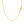 14k Yellow Gold Round Cable Link Chain (1.1 mm)