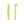 14K Yellow Gold Heart Drop Earrings