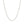 18k White Gold Diamond Cut Cable Link Chain (1.40 mm)