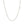 18k White Gold Diamond Cut Cable Link Chain (1.40 mm)