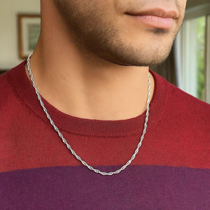 14k White Gold Singapore Chain (1.80 mm)