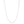 Sterling Silver Rhodium Plated Oval Snake Chain (2.60 mm)