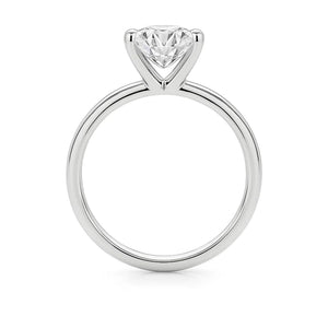 2 Carat Princess Lab Grown IGI G/VS1 Diamond Solitaire Ring in 10K White Gold