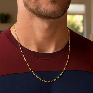 14k Yellow Gold French Cable Chain (1.90 mm)