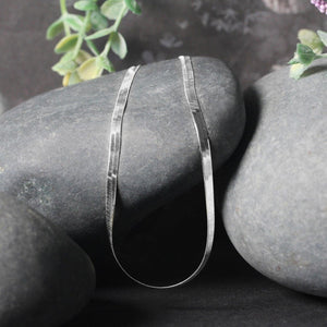 Sterling Silver Rhodium Plated Herringbone Chain (3.30 mm)