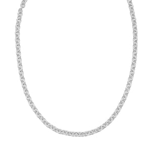 Sterling Silver Rhodium Plated Rolo Chain (5.70 mm)