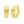 14K Yellow Gold 3 Row Graduated Hoop Earrings