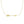 14k Yellow Gold Chain Necklace with Horizontal Arrow Pendant