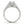 14k White Gold Cathedral Design Diamond Engagement Ring (1 1/4 cttw)