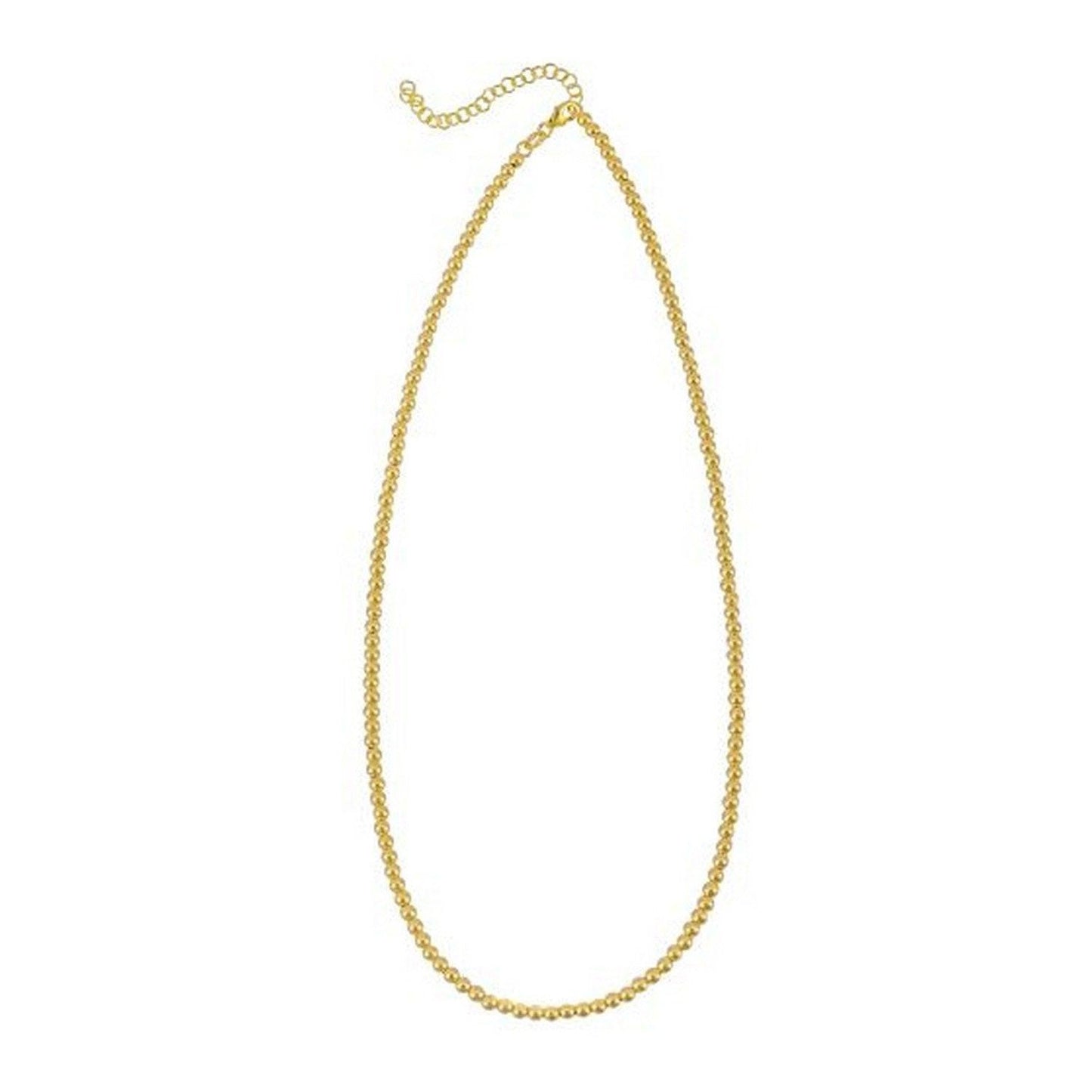14k Yellow Gold Bead Chain (3mm)