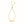 14k Yellow Gold Anchor Design Adjustable Lariat Bracelet