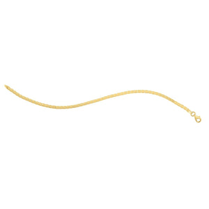 Mini Cube Bracelet in 14K Yellow Gold (2.60 mm)