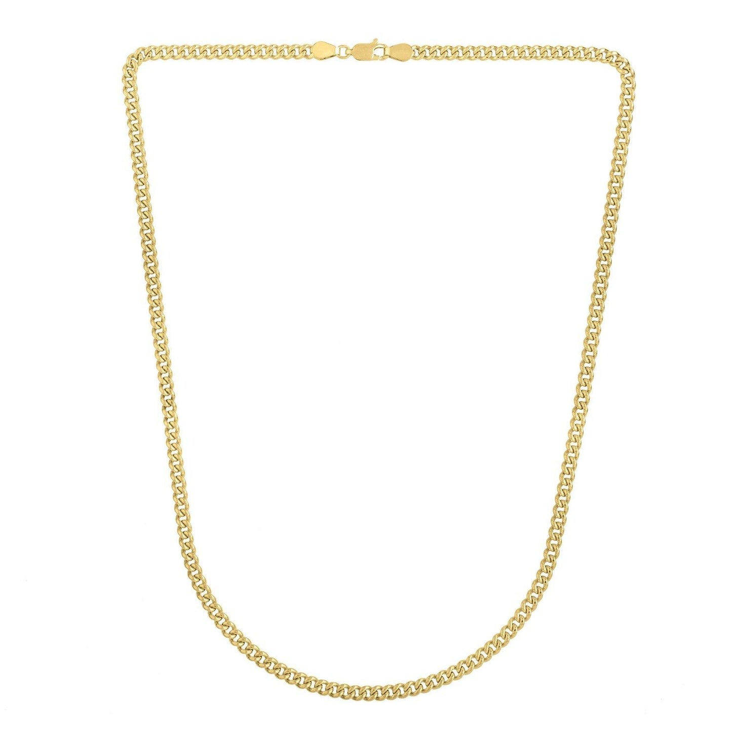 14k Yellow Gold Light Gourmette Chain (3.60 mm)