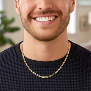 14k Yellow Gold Light Gourmette Chain (3.60 mm)