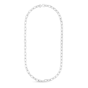 Sterling Silver Squared Paperclip Chain (10.20 mm)