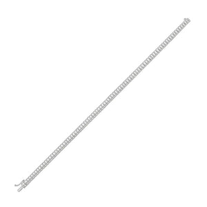 14K White Gold Mini Diamante Bracelet (4.00 mm)