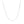 18k White Gold Diamond Cut Cable Link Chain (0.80 mm)