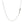 18k White Gold Diamond Cut Cable Link Chain (0.80 mm)